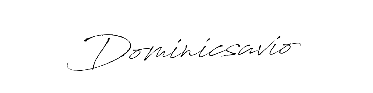 You should practise on your own different ways (Antro_Vectra) to write your name (Dominicsavio) in signature. don't let someone else do it for you. Dominicsavio signature style 6 images and pictures png