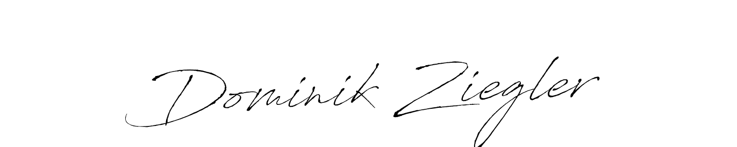 Create a beautiful signature design for name Dominik Ziegler. With this signature (Antro_Vectra) fonts, you can make a handwritten signature for free. Dominik Ziegler signature style 6 images and pictures png