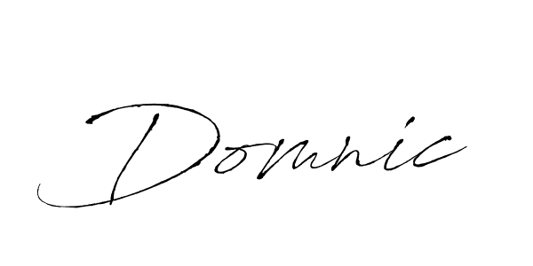 Domnic stylish signature style. Best Handwritten Sign (Antro_Vectra) for my name. Handwritten Signature Collection Ideas for my name Domnic. Domnic signature style 6 images and pictures png