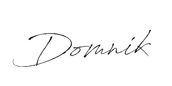 Antro_Vectra is a professional signature style that is perfect for those who want to add a touch of class to their signature. It is also a great choice for those who want to make their signature more unique. Get Domnik name to fancy signature for free. Domnik signature style 6 images and pictures png