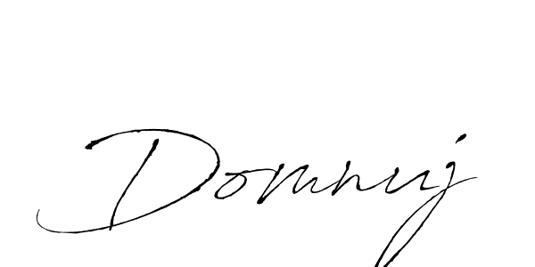 Antro_Vectra is a professional signature style that is perfect for those who want to add a touch of class to their signature. It is also a great choice for those who want to make their signature more unique. Get Domnuj name to fancy signature for free. Domnuj signature style 6 images and pictures png