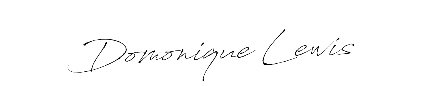 Also we have Domonique Lewis name is the best signature style. Create professional handwritten signature collection using Antro_Vectra autograph style. Domonique Lewis signature style 6 images and pictures png
