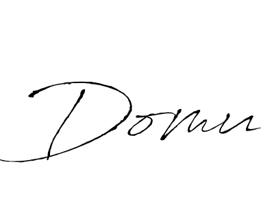 How to make Domu name signature. Use Antro_Vectra style for creating short signs online. This is the latest handwritten sign. Domu signature style 6 images and pictures png