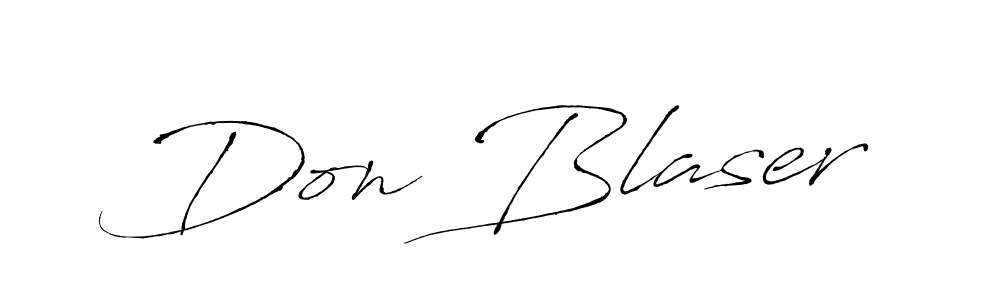 Design your own signature with our free online signature maker. With this signature software, you can create a handwritten (Antro_Vectra) signature for name Don Blaser. Don Blaser signature style 6 images and pictures png