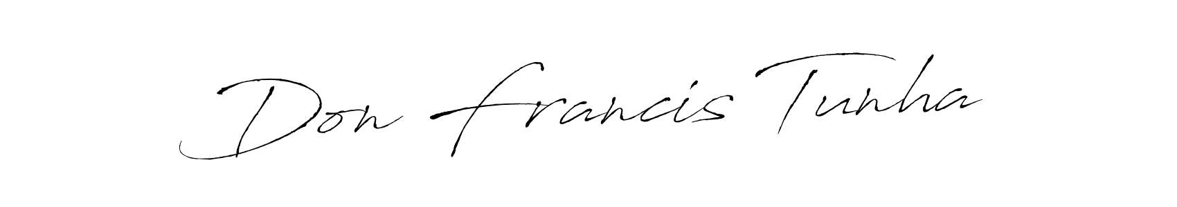 Use a signature maker to create a handwritten signature online. With this signature software, you can design (Antro_Vectra) your own signature for name Don Francis Tunha. Don Francis Tunha signature style 6 images and pictures png