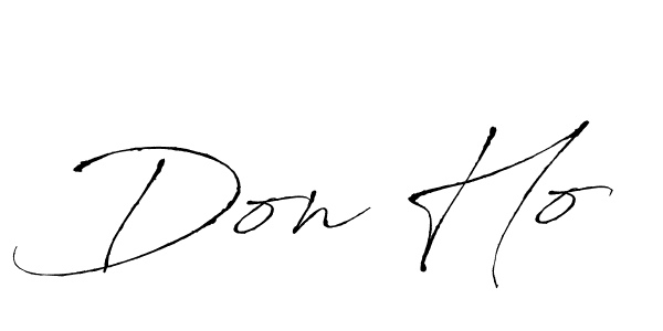 How to make Don Ho name signature. Use Antro_Vectra style for creating short signs online. This is the latest handwritten sign. Don Ho signature style 6 images and pictures png