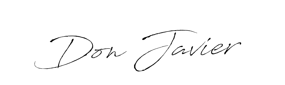 Also You can easily find your signature by using the search form. We will create Don Javier name handwritten signature images for you free of cost using Antro_Vectra sign style. Don Javier signature style 6 images and pictures png