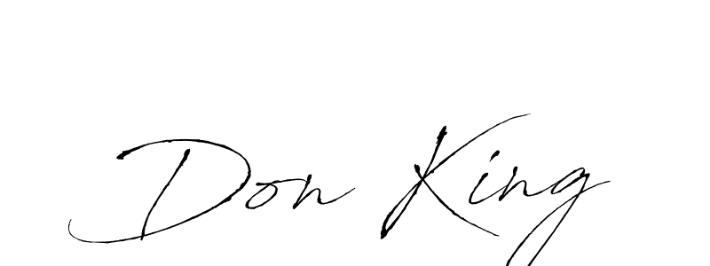 Make a beautiful signature design for name Don King. With this signature (Antro_Vectra) style, you can create a handwritten signature for free. Don King signature style 6 images and pictures png