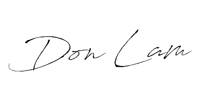 How to make Don Lam signature? Antro_Vectra is a professional autograph style. Create handwritten signature for Don Lam name. Don Lam signature style 6 images and pictures png