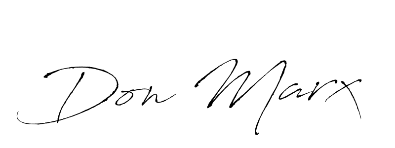 Create a beautiful signature design for name Don Marx. With this signature (Antro_Vectra) fonts, you can make a handwritten signature for free. Don Marx signature style 6 images and pictures png