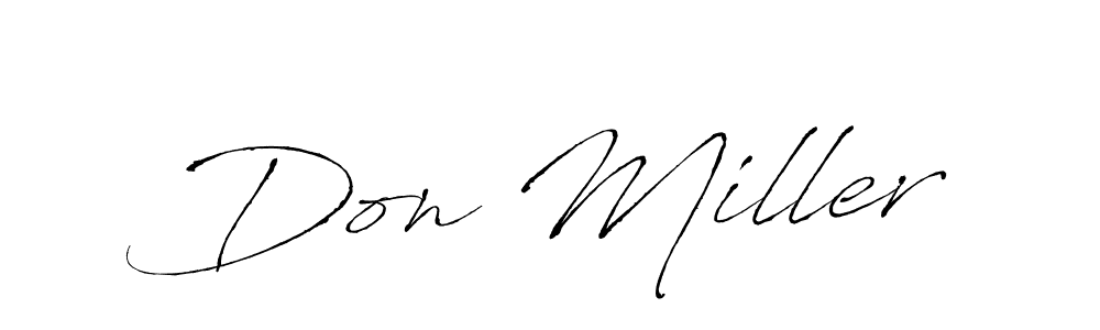 Also we have Don Miller name is the best signature style. Create professional handwritten signature collection using Antro_Vectra autograph style. Don Miller signature style 6 images and pictures png