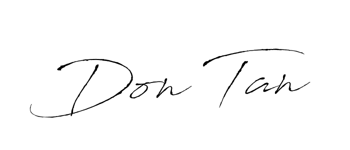 Antro_Vectra is a professional signature style that is perfect for those who want to add a touch of class to their signature. It is also a great choice for those who want to make their signature more unique. Get Don Tan name to fancy signature for free. Don Tan signature style 6 images and pictures png
