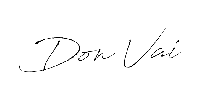 You should practise on your own different ways (Antro_Vectra) to write your name (Don Vai) in signature. don't let someone else do it for you. Don Vai signature style 6 images and pictures png