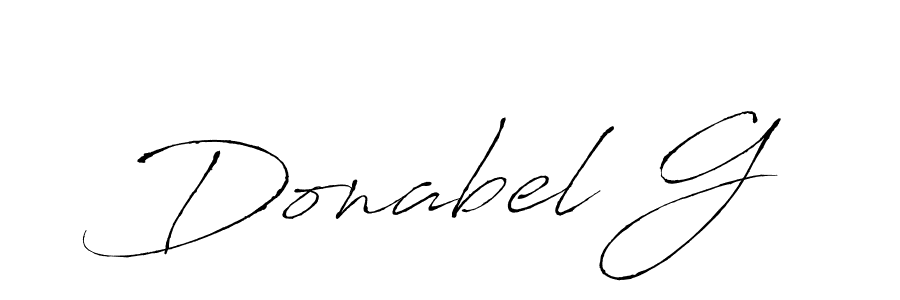 How to Draw Donabel G signature style? Antro_Vectra is a latest design signature styles for name Donabel G. Donabel G signature style 6 images and pictures png