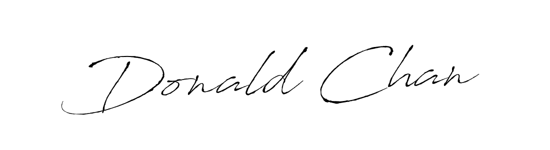 Use a signature maker to create a handwritten signature online. With this signature software, you can design (Antro_Vectra) your own signature for name Donald Chan. Donald Chan signature style 6 images and pictures png