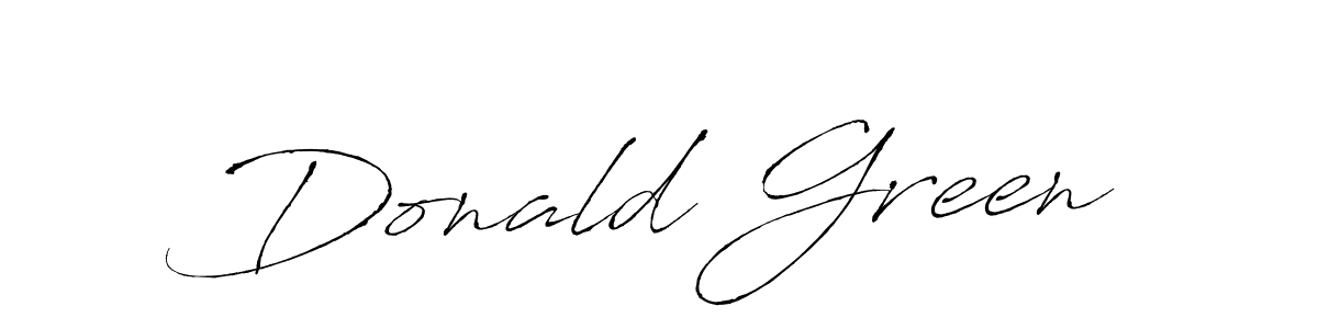 Create a beautiful signature design for name Donald Green. With this signature (Antro_Vectra) fonts, you can make a handwritten signature for free. Donald Green signature style 6 images and pictures png