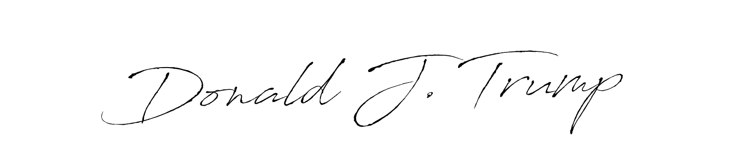 Create a beautiful signature design for name Donald J. Trump. With this signature (Antro_Vectra) fonts, you can make a handwritten signature for free. Donald J. Trump signature style 6 images and pictures png