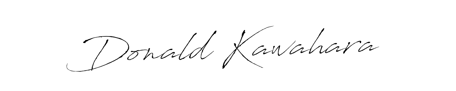 Donald Kawahara stylish signature style. Best Handwritten Sign (Antro_Vectra) for my name. Handwritten Signature Collection Ideas for my name Donald Kawahara. Donald Kawahara signature style 6 images and pictures png
