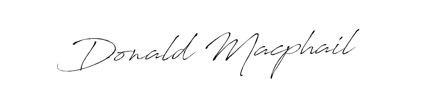 Design your own signature with our free online signature maker. With this signature software, you can create a handwritten (Antro_Vectra) signature for name Donald Macphail. Donald Macphail signature style 6 images and pictures png