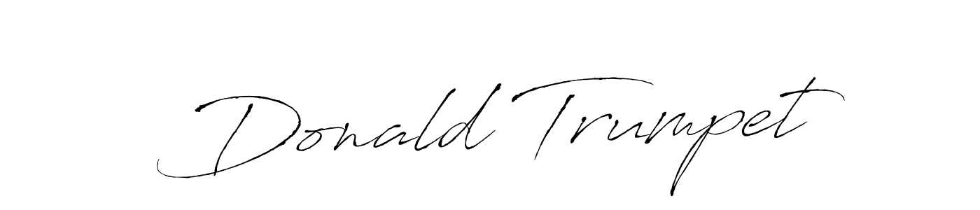 Use a signature maker to create a handwritten signature online. With this signature software, you can design (Antro_Vectra) your own signature for name Donald Trumpet. Donald Trumpet signature style 6 images and pictures png