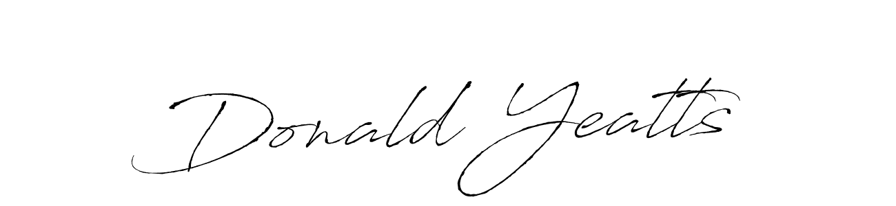 Design your own signature with our free online signature maker. With this signature software, you can create a handwritten (Antro_Vectra) signature for name Donald Yeatts. Donald Yeatts signature style 6 images and pictures png