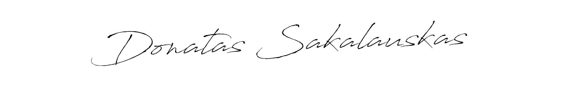 Create a beautiful signature design for name Donatas Sakalauskas. With this signature (Antro_Vectra) fonts, you can make a handwritten signature for free. Donatas Sakalauskas signature style 6 images and pictures png
