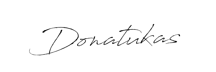 Design your own signature with our free online signature maker. With this signature software, you can create a handwritten (Antro_Vectra) signature for name Donatukas. Donatukas signature style 6 images and pictures png