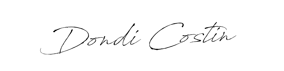 Make a beautiful signature design for name Dondi Costin. Use this online signature maker to create a handwritten signature for free. Dondi Costin signature style 6 images and pictures png