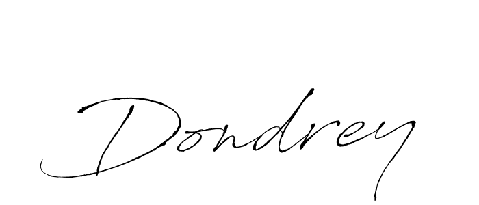 Dondrey stylish signature style. Best Handwritten Sign (Antro_Vectra) for my name. Handwritten Signature Collection Ideas for my name Dondrey. Dondrey signature style 6 images and pictures png