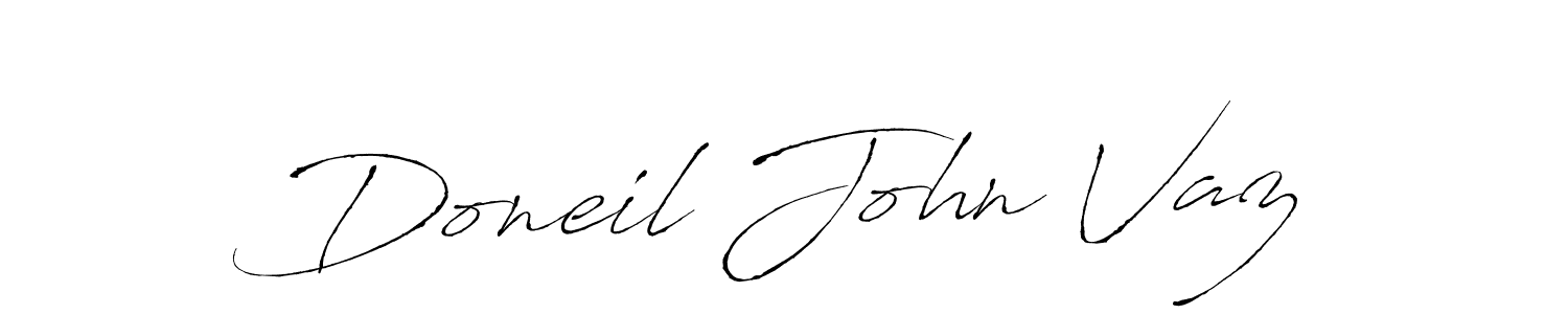 Create a beautiful signature design for name Doneil John Vaz. With this signature (Antro_Vectra) fonts, you can make a handwritten signature for free. Doneil John Vaz signature style 6 images and pictures png