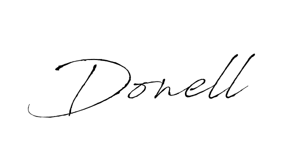 Design your own signature with our free online signature maker. With this signature software, you can create a handwritten (Antro_Vectra) signature for name Donell. Donell signature style 6 images and pictures png