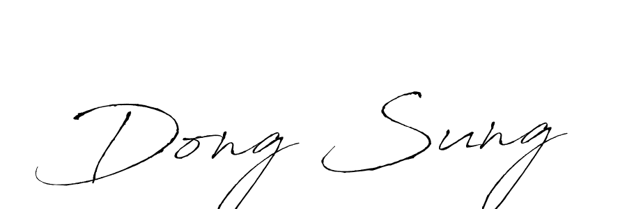 The best way (Antro_Vectra) to make a short signature is to pick only two or three words in your name. The name Dong Sung include a total of six letters. For converting this name. Dong Sung signature style 6 images and pictures png