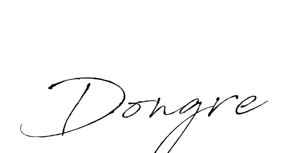 Create a beautiful signature design for name Dongre. With this signature (Antro_Vectra) fonts, you can make a handwritten signature for free. Dongre signature style 6 images and pictures png