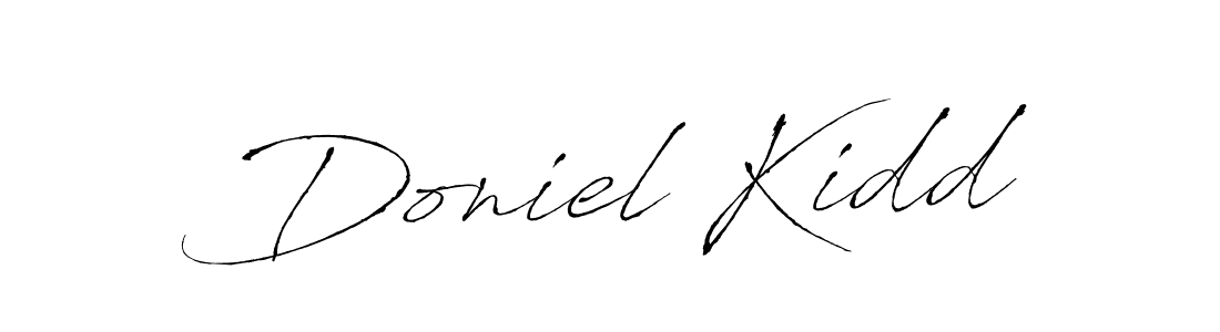 Make a beautiful signature design for name Doniel Kidd. With this signature (Antro_Vectra) style, you can create a handwritten signature for free. Doniel Kidd signature style 6 images and pictures png