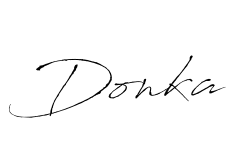 How to make Donka name signature. Use Antro_Vectra style for creating short signs online. This is the latest handwritten sign. Donka signature style 6 images and pictures png