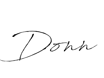How to make Donn name signature. Use Antro_Vectra style for creating short signs online. This is the latest handwritten sign. Donn signature style 6 images and pictures png