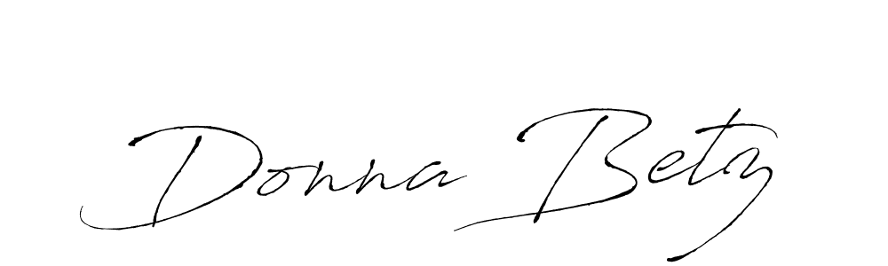 Antro_Vectra is a professional signature style that is perfect for those who want to add a touch of class to their signature. It is also a great choice for those who want to make their signature more unique. Get Donna Betz name to fancy signature for free. Donna Betz signature style 6 images and pictures png