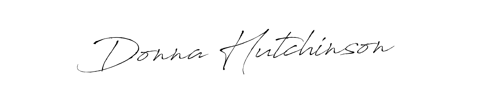 Create a beautiful signature design for name Donna Hutchinson. With this signature (Antro_Vectra) fonts, you can make a handwritten signature for free. Donna Hutchinson signature style 6 images and pictures png