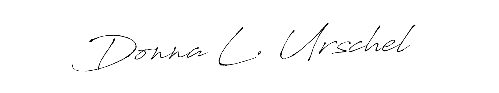 How to make Donna L. Urschel signature? Antro_Vectra is a professional autograph style. Create handwritten signature for Donna L. Urschel name. Donna L. Urschel signature style 6 images and pictures png