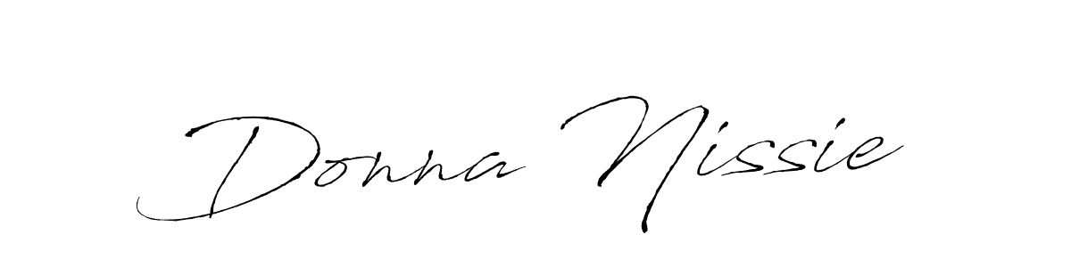 It looks lik you need a new signature style for name Donna Nissie. Design unique handwritten (Antro_Vectra) signature with our free signature maker in just a few clicks. Donna Nissie signature style 6 images and pictures png