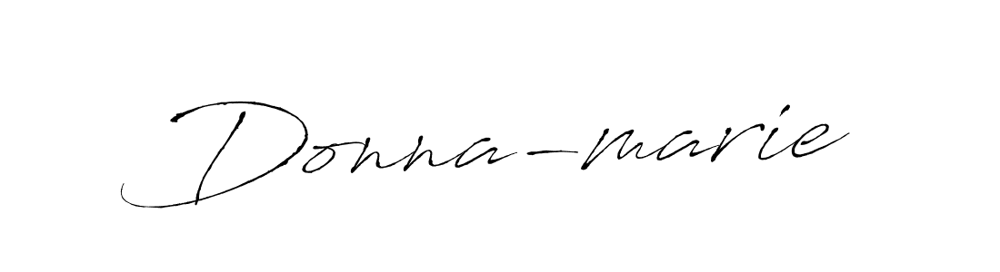 Make a beautiful signature design for name Donna-marie. With this signature (Antro_Vectra) style, you can create a handwritten signature for free. Donna-marie signature style 6 images and pictures png