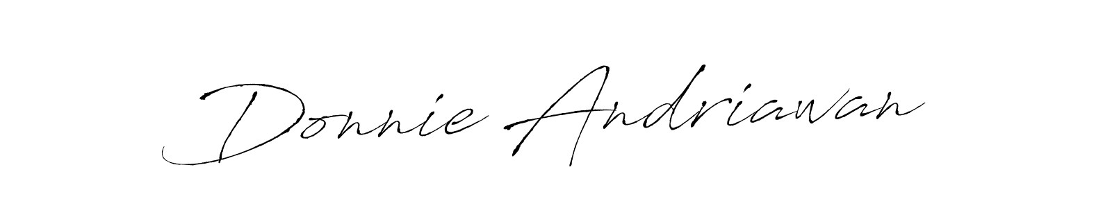 Make a beautiful signature design for name Donnie Andriawan. With this signature (Antro_Vectra) style, you can create a handwritten signature for free. Donnie Andriawan signature style 6 images and pictures png