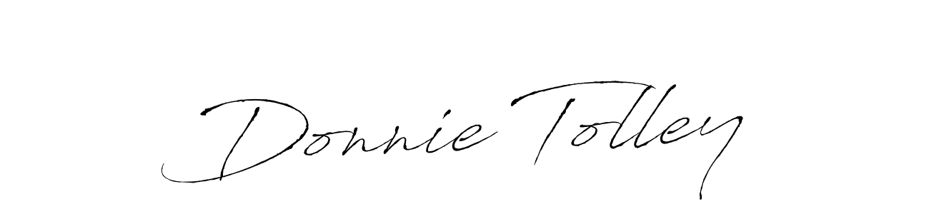 How to make Donnie Tolley name signature. Use Antro_Vectra style for creating short signs online. This is the latest handwritten sign. Donnie Tolley signature style 6 images and pictures png