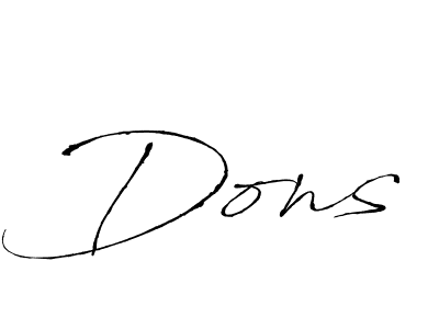 It looks lik you need a new signature style for name Dons. Design unique handwritten (Antro_Vectra) signature with our free signature maker in just a few clicks. Dons signature style 6 images and pictures png