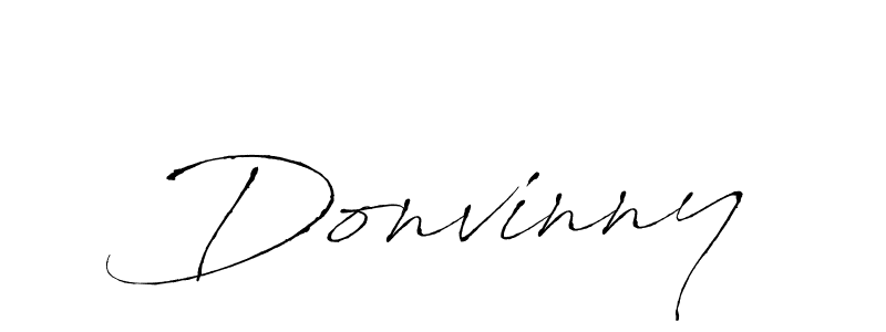 You should practise on your own different ways (Antro_Vectra) to write your name (Donvinny) in signature. don't let someone else do it for you. Donvinny signature style 6 images and pictures png