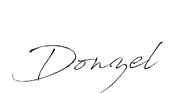 The best way (Antro_Vectra) to make a short signature is to pick only two or three words in your name. The name Donzel include a total of six letters. For converting this name. Donzel signature style 6 images and pictures png