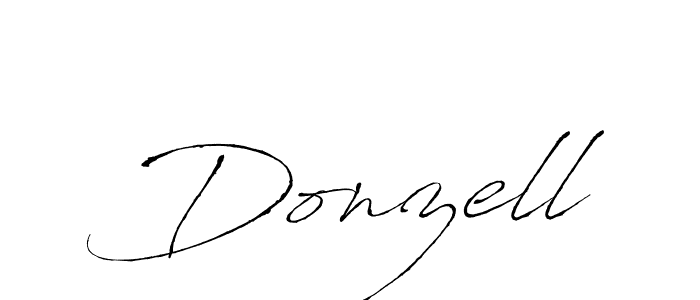 Design your own signature with our free online signature maker. With this signature software, you can create a handwritten (Antro_Vectra) signature for name Donzell. Donzell signature style 6 images and pictures png