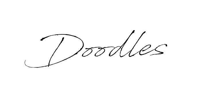 Antro_Vectra is a professional signature style that is perfect for those who want to add a touch of class to their signature. It is also a great choice for those who want to make their signature more unique. Get Doodles name to fancy signature for free. Doodles signature style 6 images and pictures png