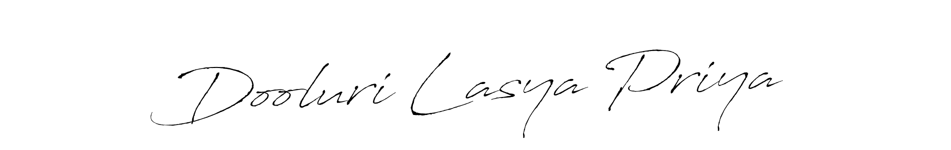 Dooluri Lasya Priya stylish signature style. Best Handwritten Sign (Antro_Vectra) for my name. Handwritten Signature Collection Ideas for my name Dooluri Lasya Priya. Dooluri Lasya Priya signature style 6 images and pictures png