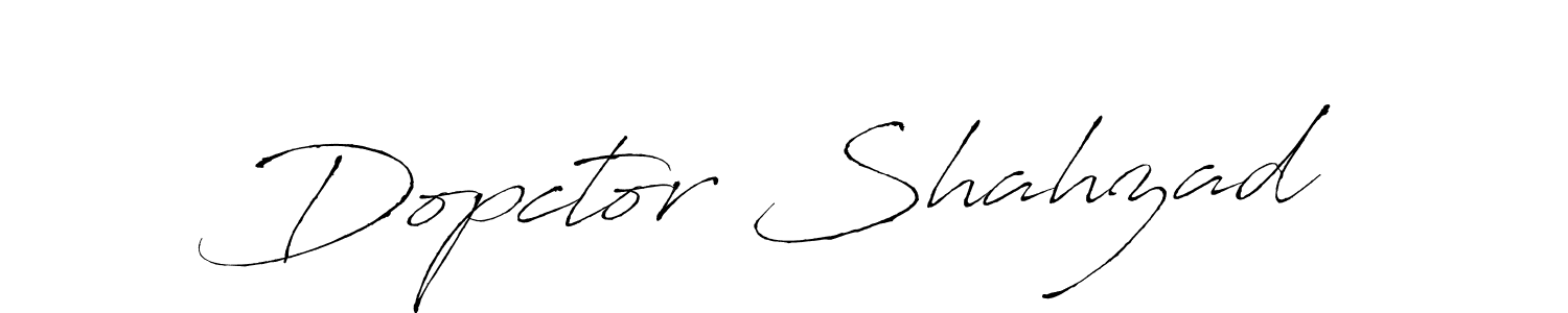 Also we have Dopctor Shahzad name is the best signature style. Create professional handwritten signature collection using Antro_Vectra autograph style. Dopctor Shahzad signature style 6 images and pictures png